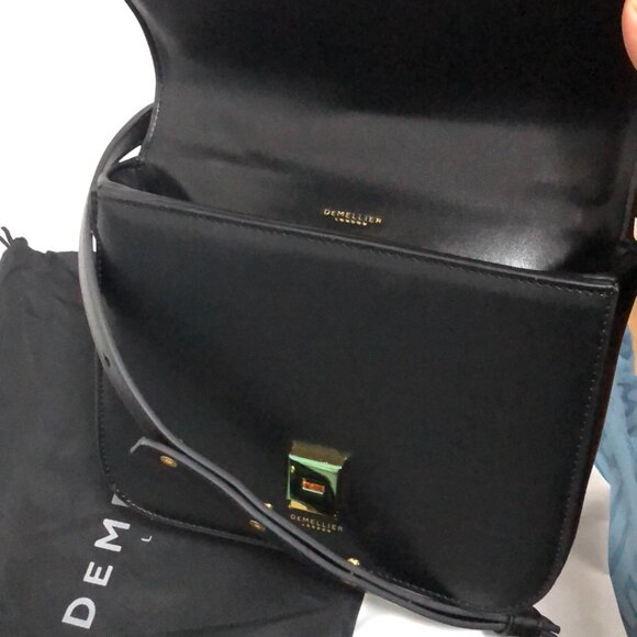 Black Shoulder Bag Demellier - Picture 3 of 9